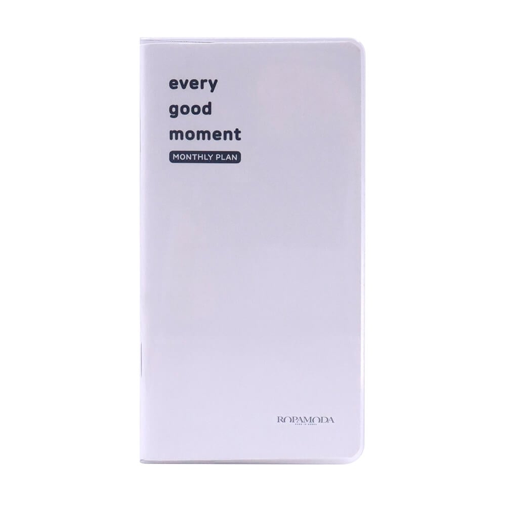 สมุดโน๊ต Ropamoda mini PVC Monthy planner สีน้ำเงิน